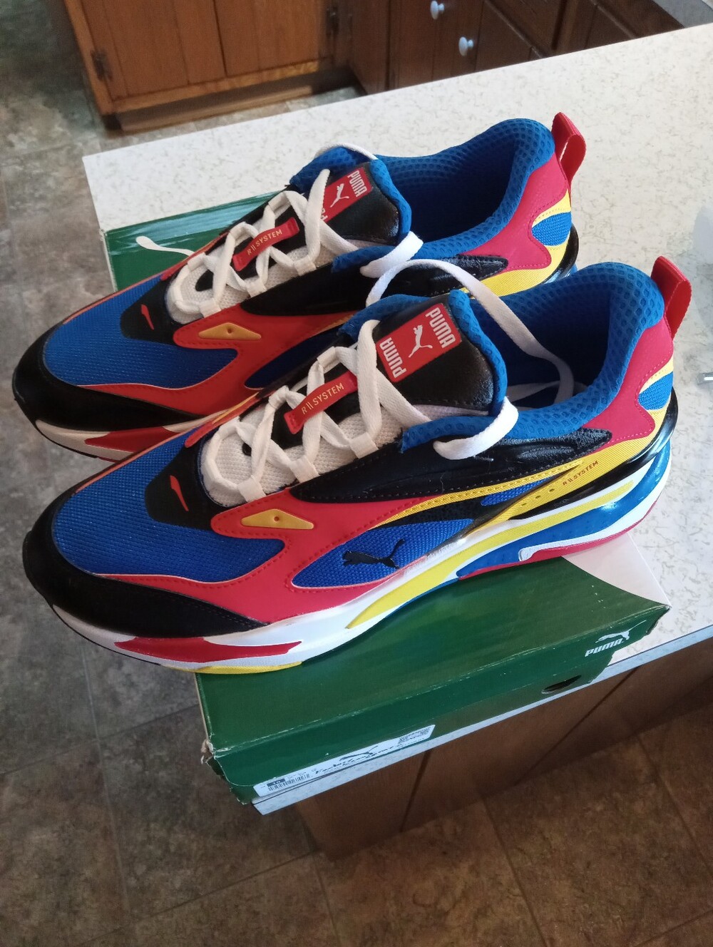 Puma Men's RS Fast Limits Multi Color Running Sneakers - New